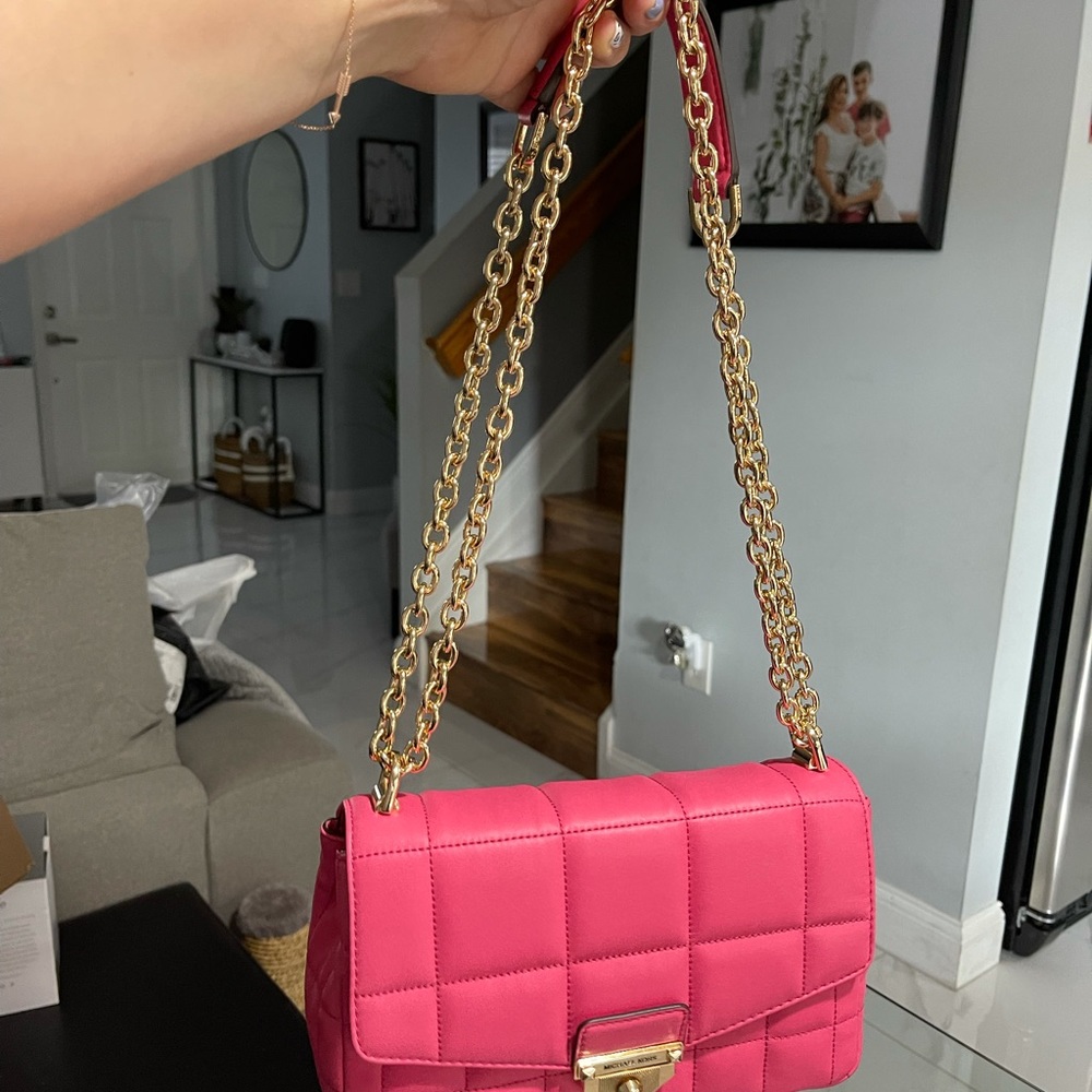 MK Soho Quilted Leather Shoulder Bag - Picture 6 of 11